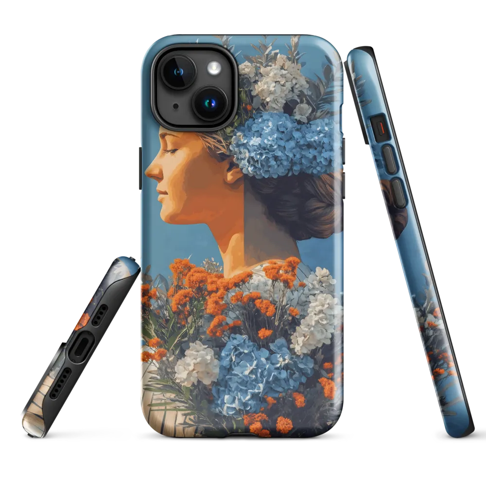 Floral Reverie: A Portrait of Serenity