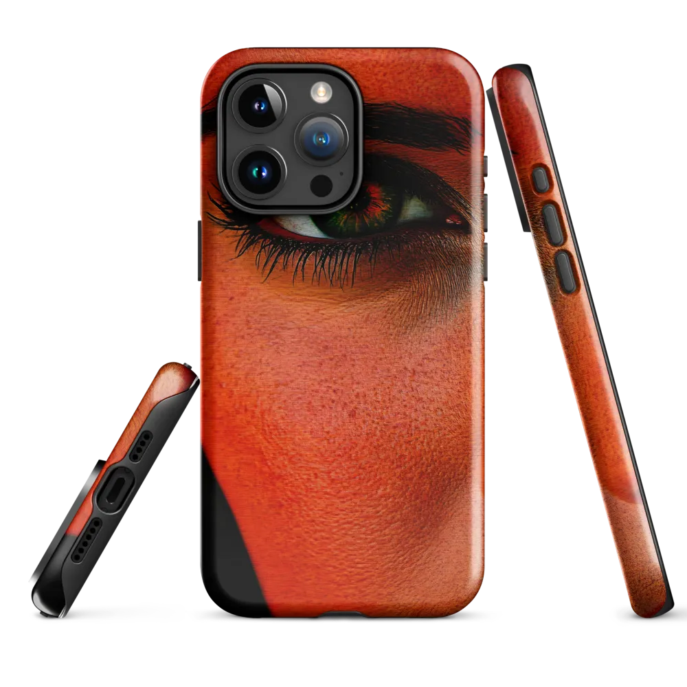 Gaze of Intensity | Phone Case |  15 Pro Max | Tough Case | Glossy