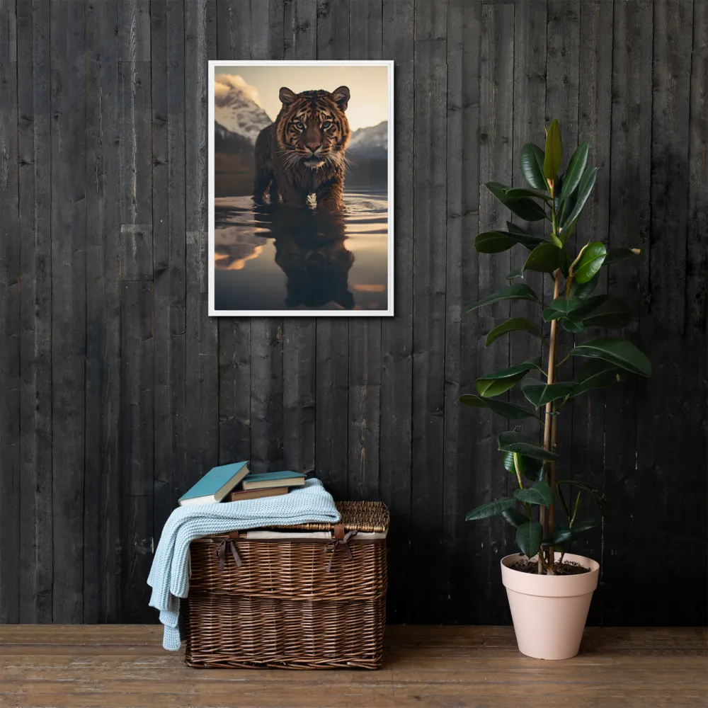 Majestic Reflection: The Tiger's Domain