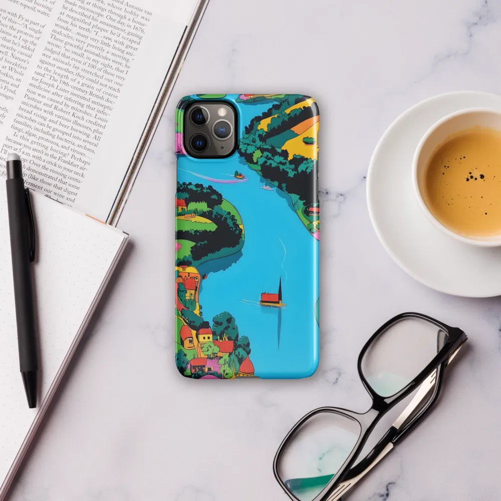 Whimsical River Landscape | Phone Case |  11 Pro Max | Snap Case | Glossy