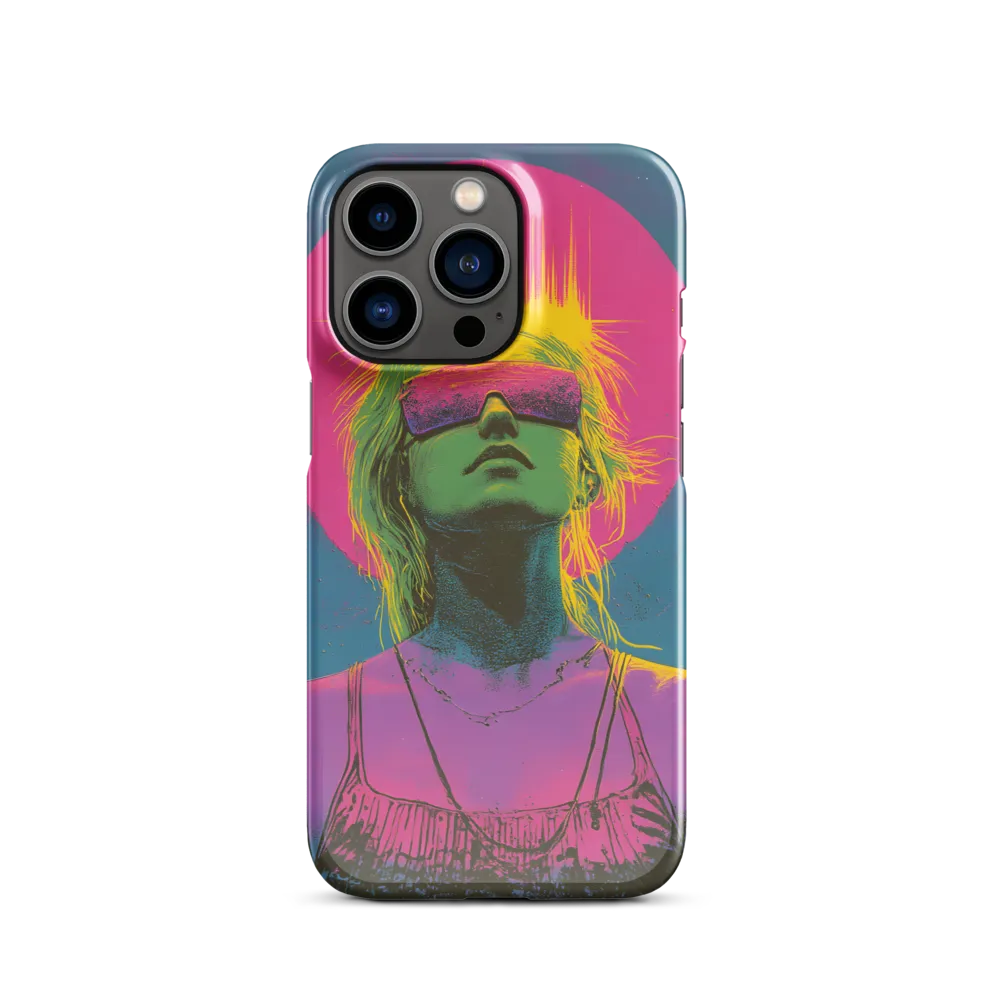 Neon Dreams: Portrait of a Modern Muse | Phone Case |  13 Pro | Snap Case | Glossy