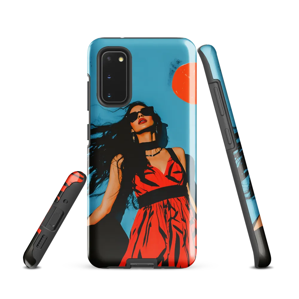 Sunset in Fashion: A Modern Portrait