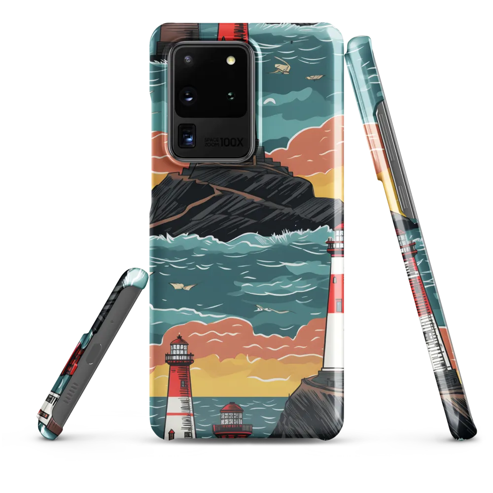 Lighthouses in a Whimsical Ocean