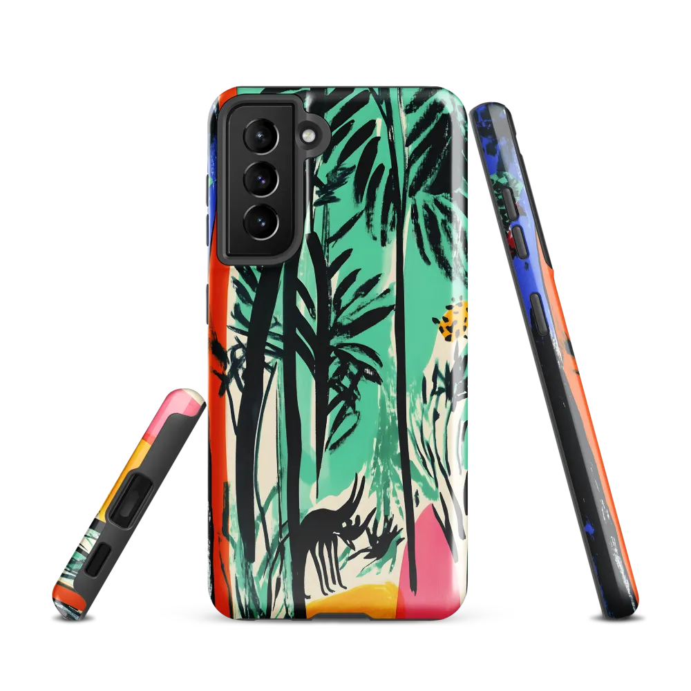 Whispers of the Jungle | Phone Case |  S21 | Tough Case | Glossy