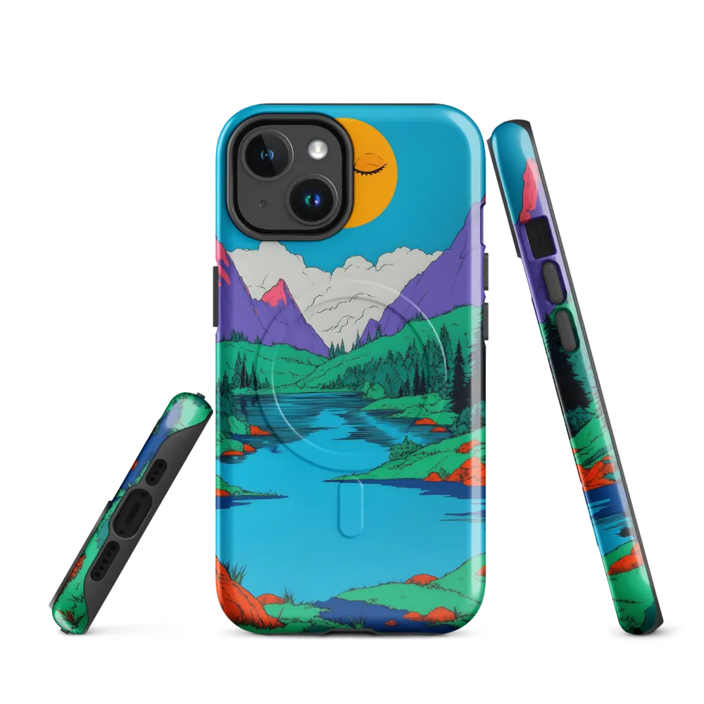 Whimsical Serenity in Vibrant Colors