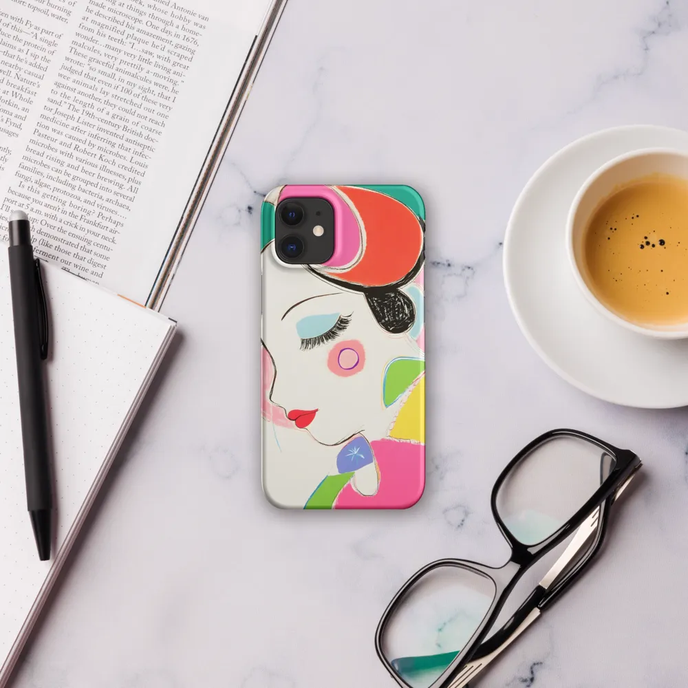 Whimsical Portrait in Colorful Abstraction