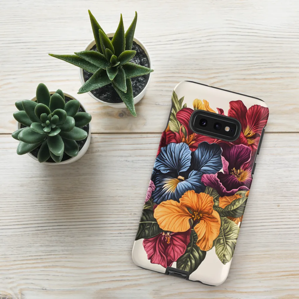 Floral Symphony in Color | Phone Case |  S10e | Tough Case | Matte