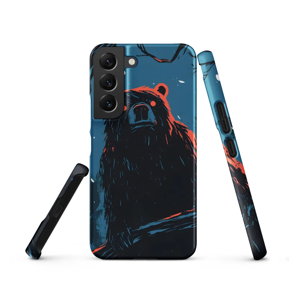 Eerie Majesty: A Bear in the Night