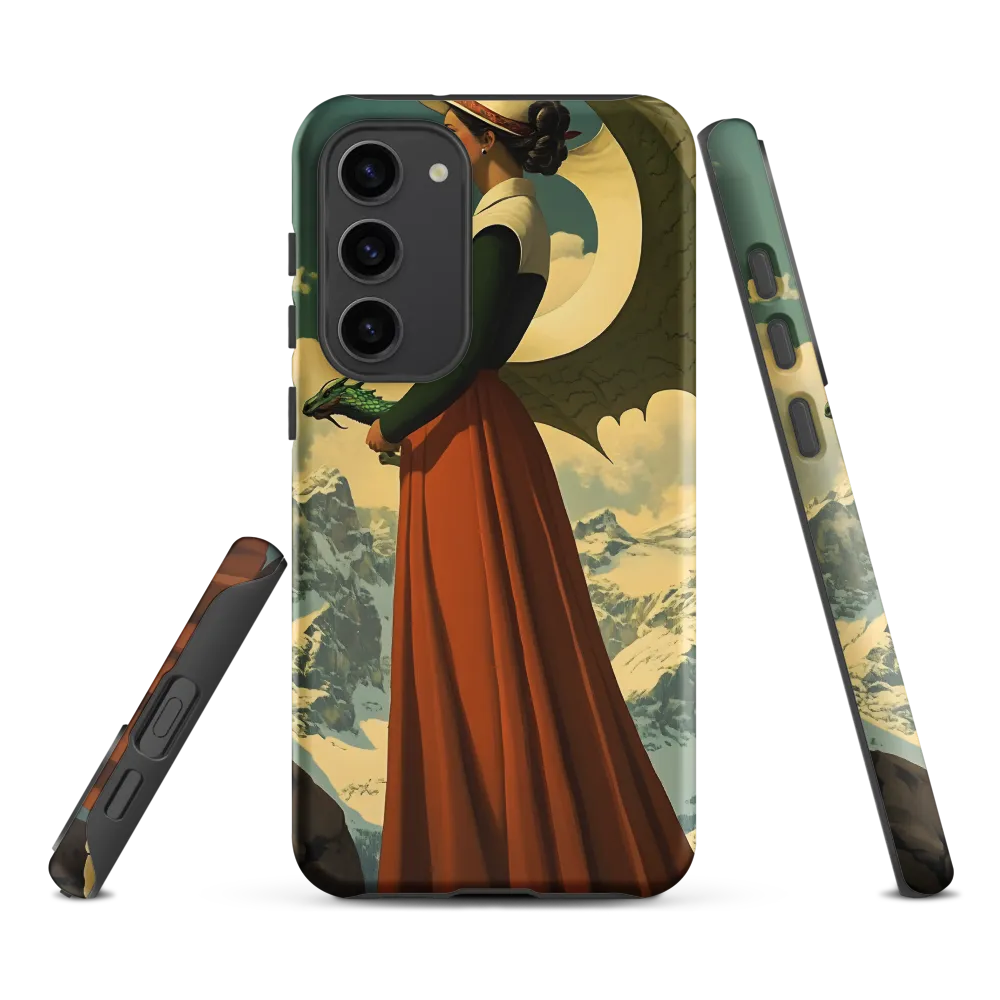 Mystic Harmony: The Dragon Keeper | Phone Case |  S23 Plus | Tough Case | Matte