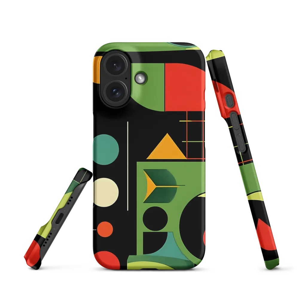 Geometric Harmony | Phone Case |  16 | Snap Case | Matte