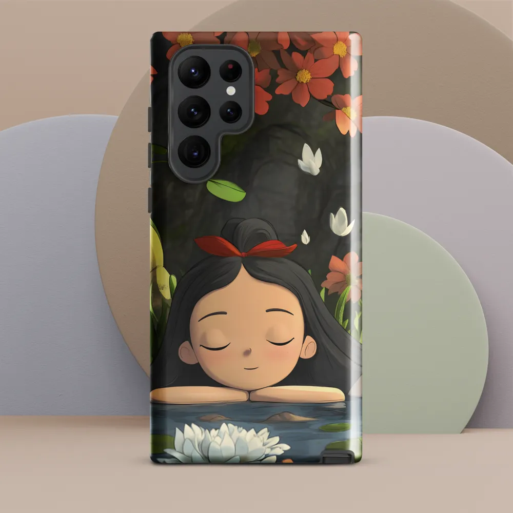 Tranquility by the Waterside | Phone Case |  S22 Ultra | Tough Case | Glossy