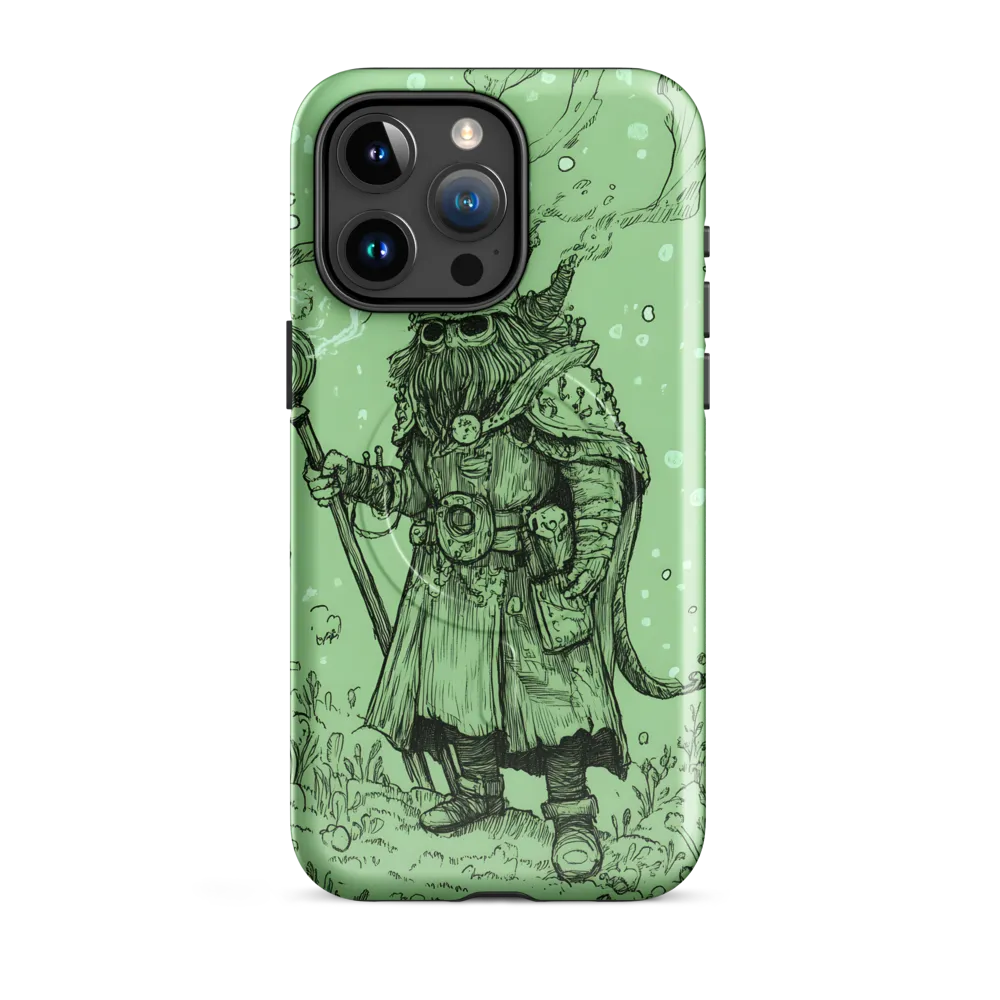 The Enigmatic Wizard | Phone Case |  15 Pro Max | MagSafe® Tough Case | Glossy