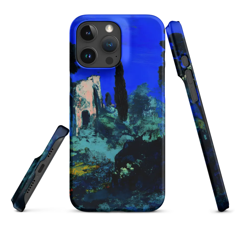 Moonlit Ruins with Cypress