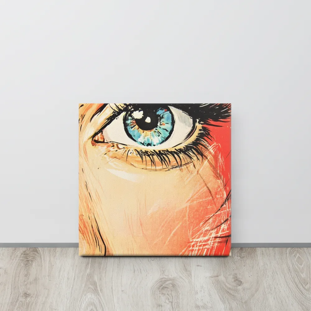 Gaze of Emotion | Canvas | 16″×16″
