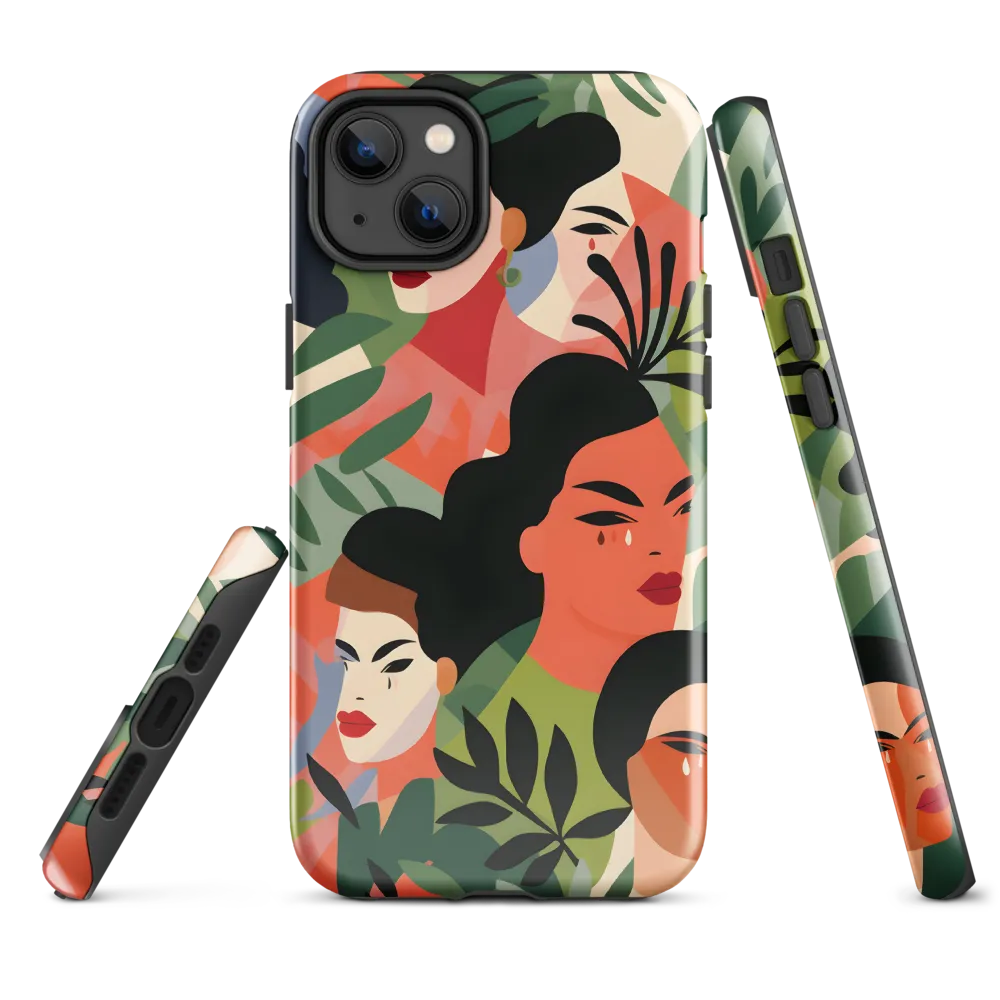 Harmony of Nature and Femininity | Phone Case |  14 Plus | Tough Case | Glossy