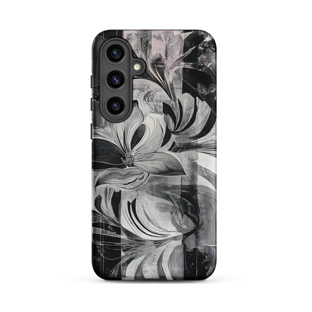 Floral Fusion in Monochrome