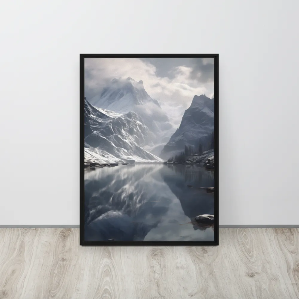 Echoes of Tranquility | Canvas with Black Frame | 20″×28″