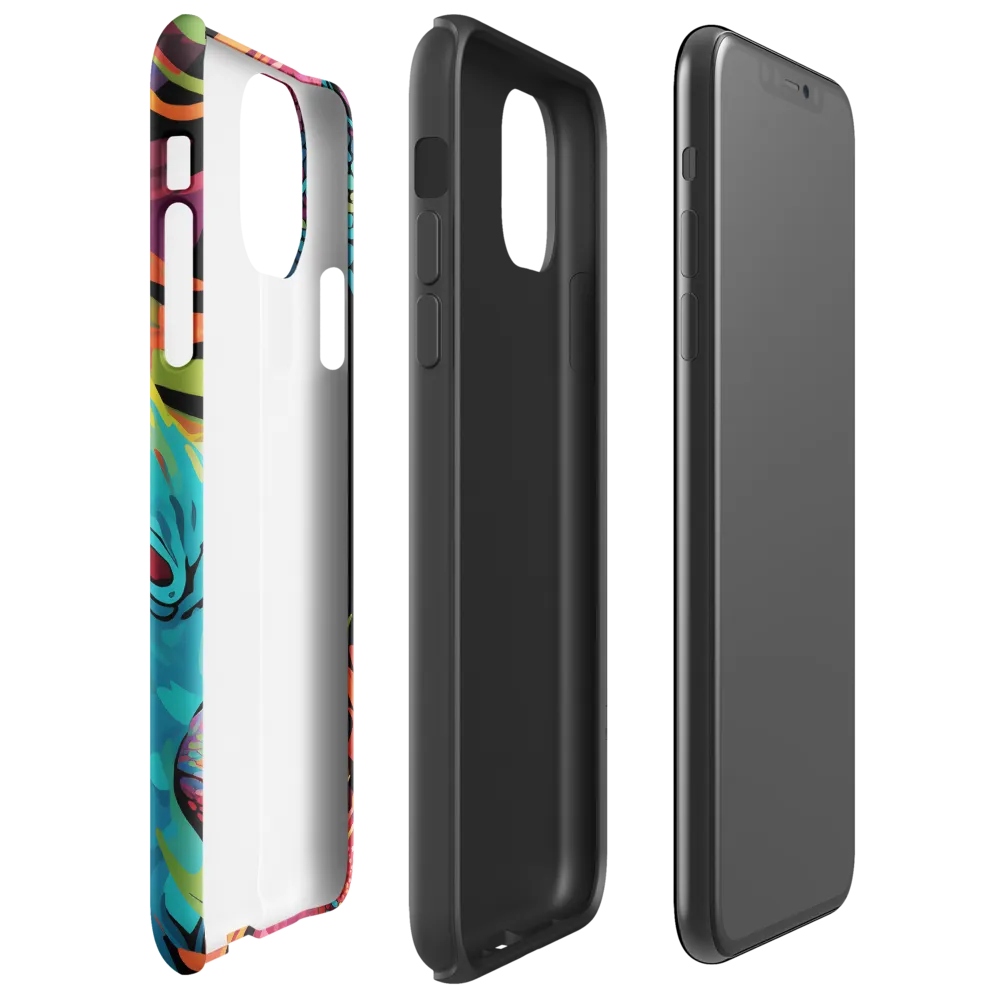 Vibrant Reptilian Harmony | Phone Case |  11 Pro Max | Tough Case | Glossy