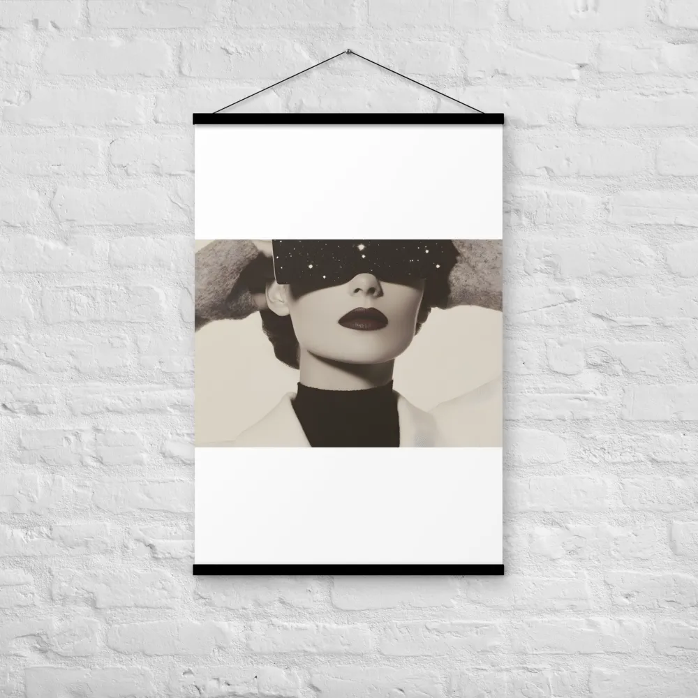 Celestial Elegance | Poster With Black Wood Hanger | 24″×36″