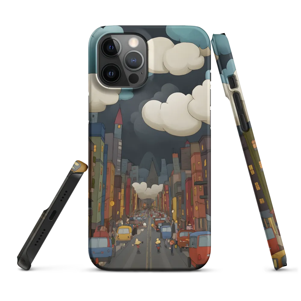 Urban Symphony: A City Awakens at Dusk | Phone Case |  12 Pro Max | Snap Case | Matte