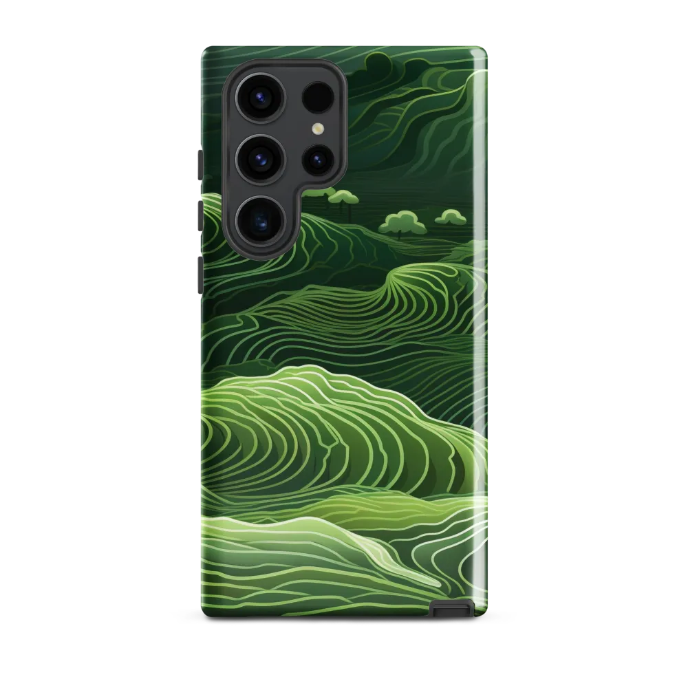 Whispers of Green Hills | Phone Case |  S23 Ultra | Tough Case | Glossy