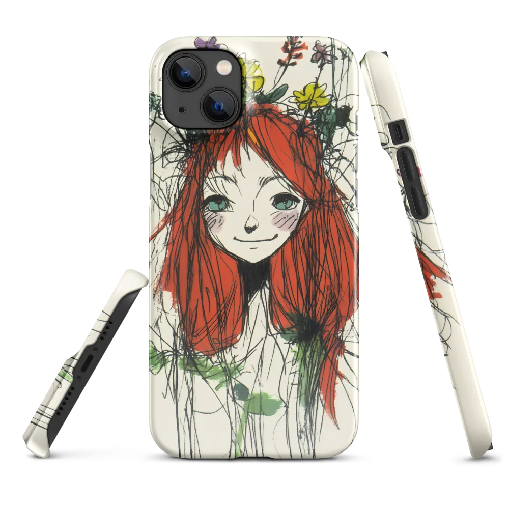 Whimsical Floral Portrait