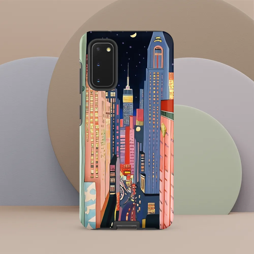 Urban Dreamscape: A Pop Art Night | Phone Case |  S20 | Tough Case | Matte