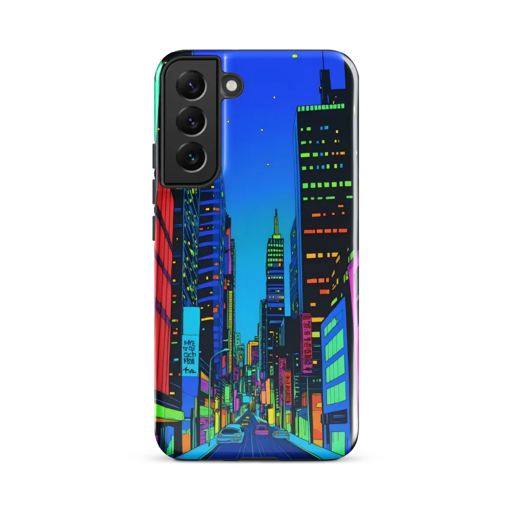 Neon Dreamscape: A Futuristic City at Dusk