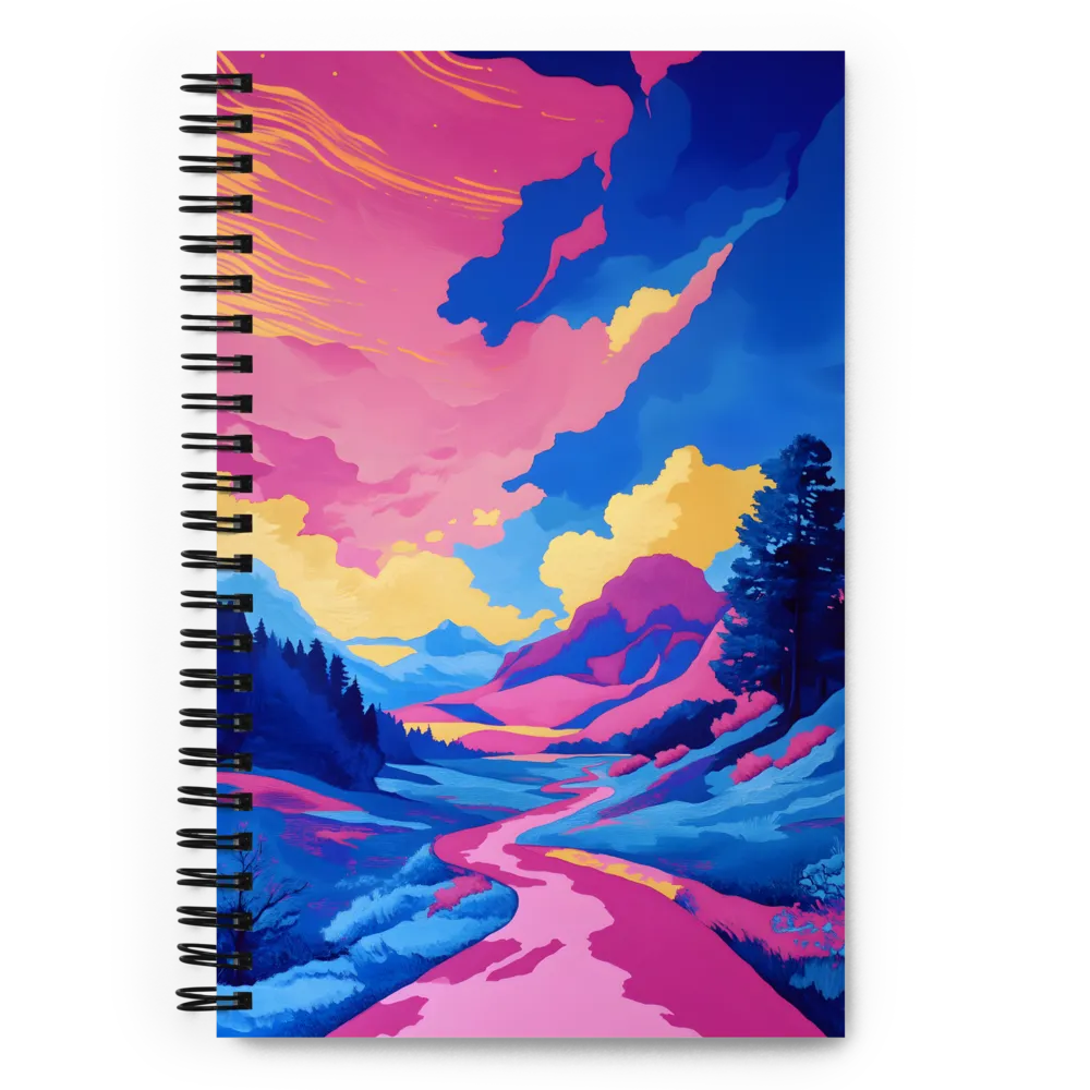 Dreamscape: The Serene River | Spiral Notebook