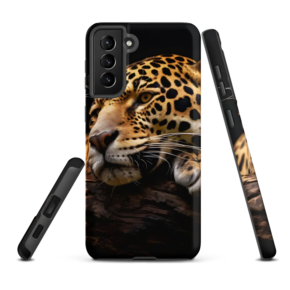 Tranquil Majesty: The Resting Leopard