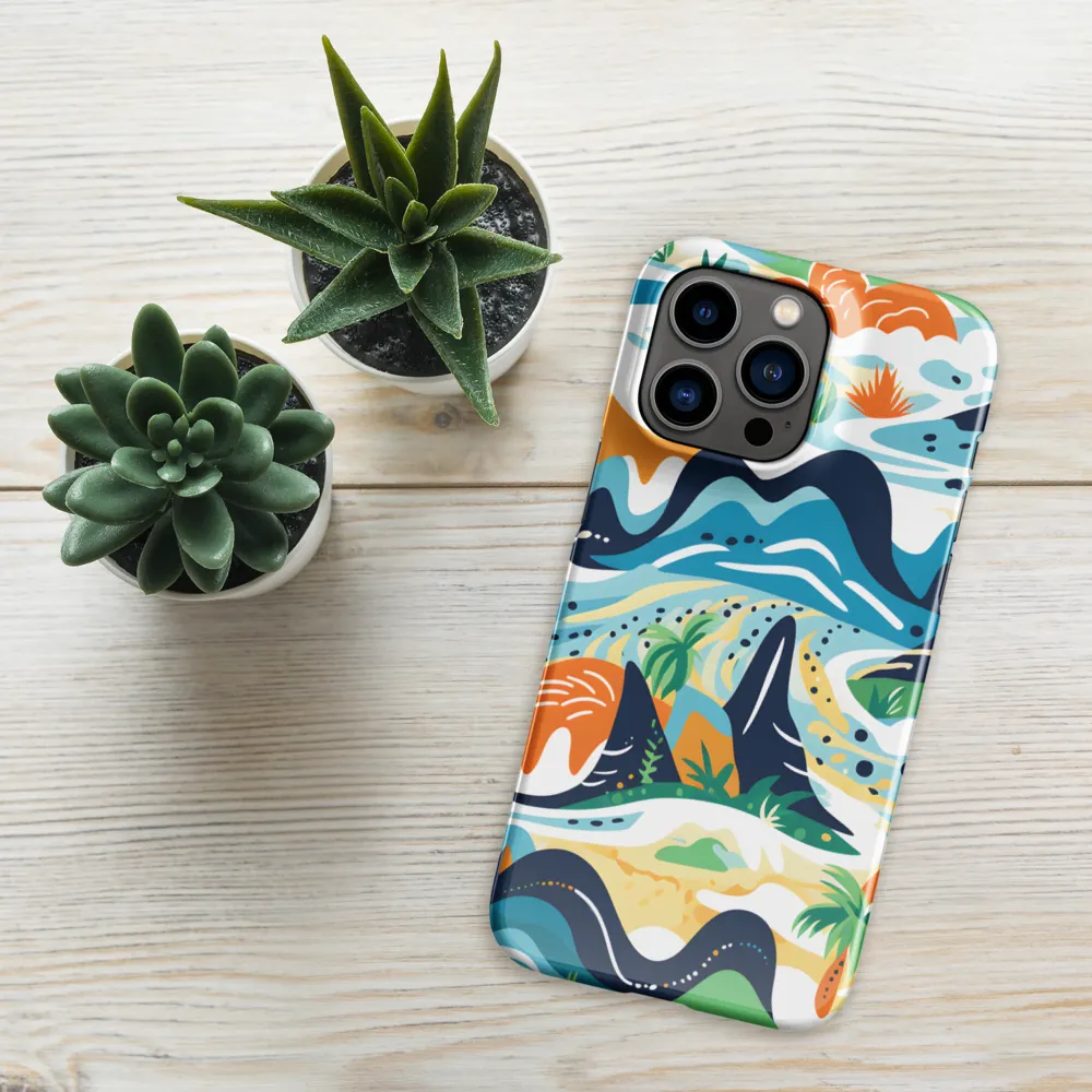 Abstract Tropical Landscape