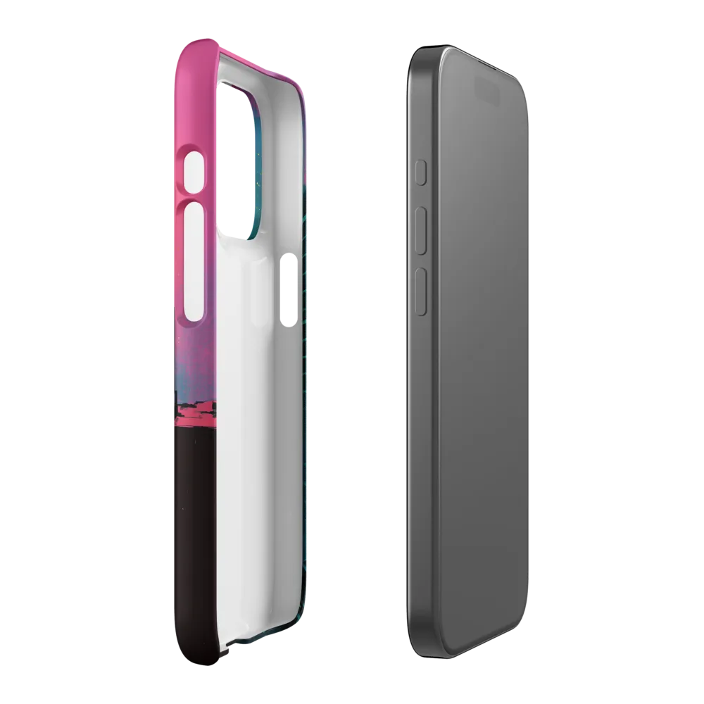 Neon Horizon | Phone Case |  15 Pro | Snap Case | Matte
