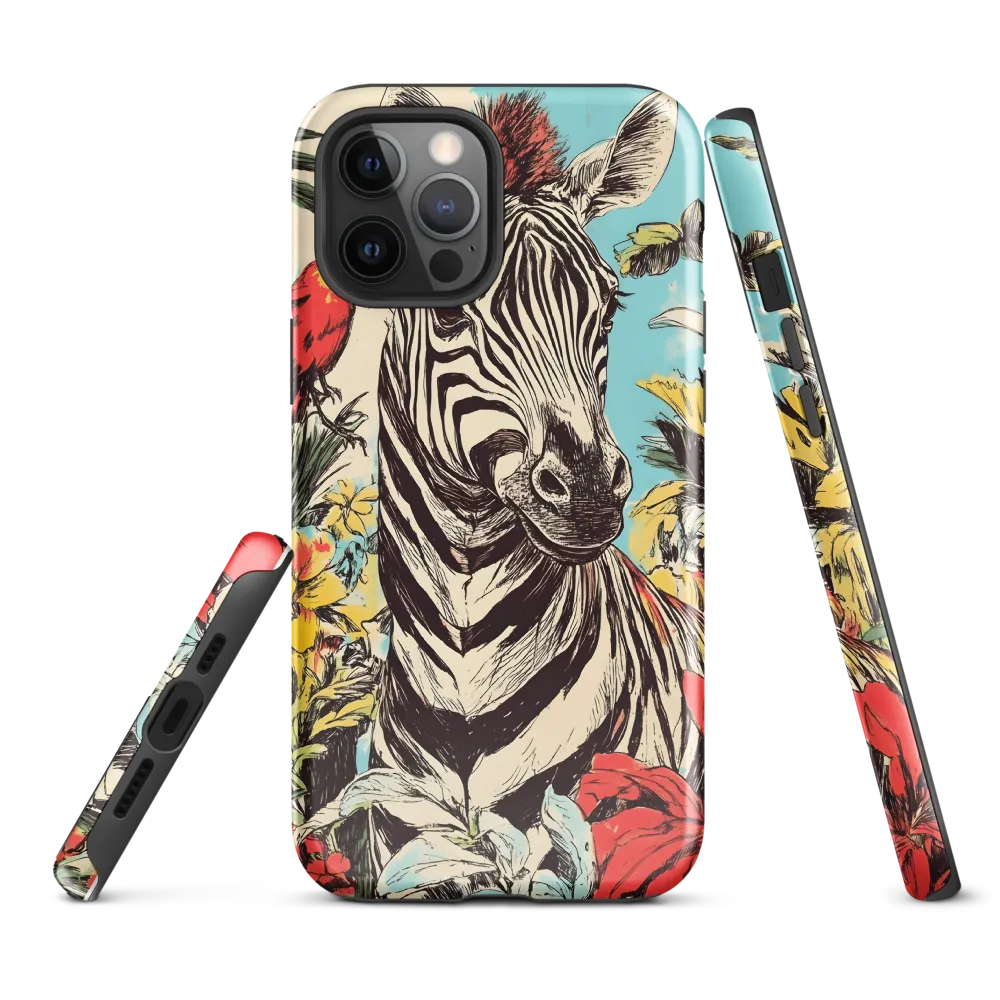 Zebra in Tropical Reverie