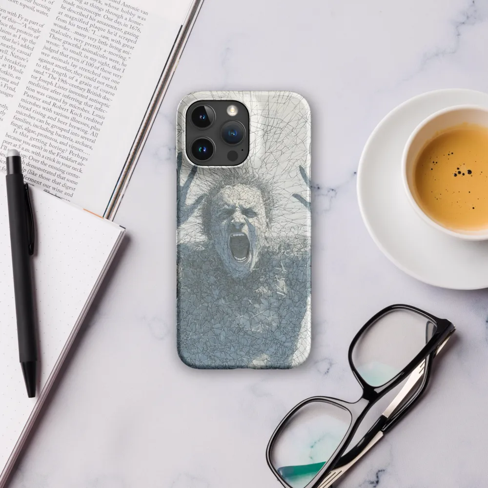 Breaking Free: An Expression of Anguish | Phone Case |  16 Pro Max | Snap Case | Matte