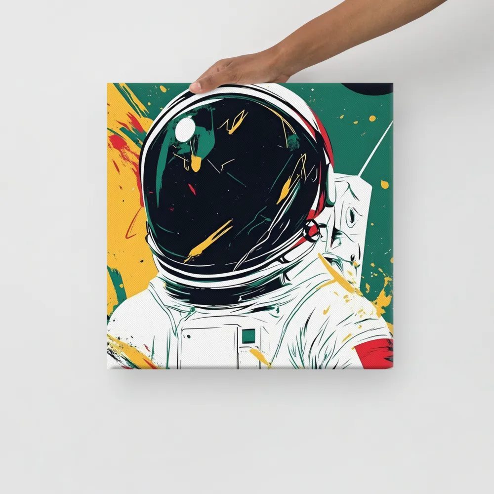 Galactic Explorer: A Modern Odyssey | Canvas | 16″×16″