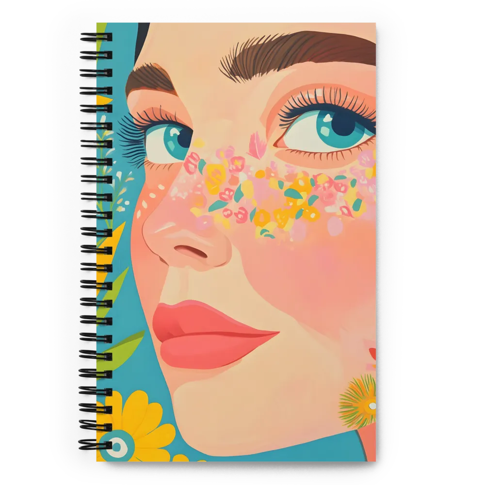 Floral Serenity | Spiral Notebook