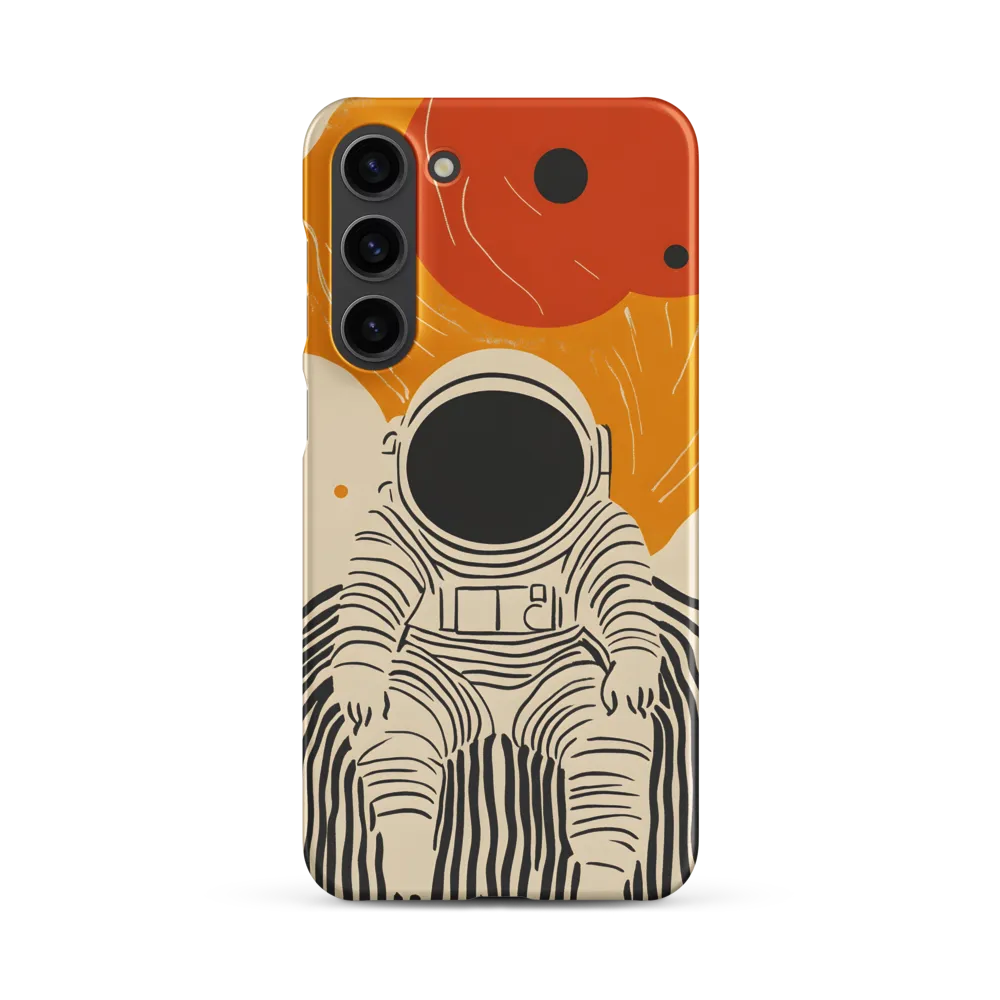 Astronaut in Cosmic Thoughts | Phone Case |  S23 Plus | Snap Case | Matte