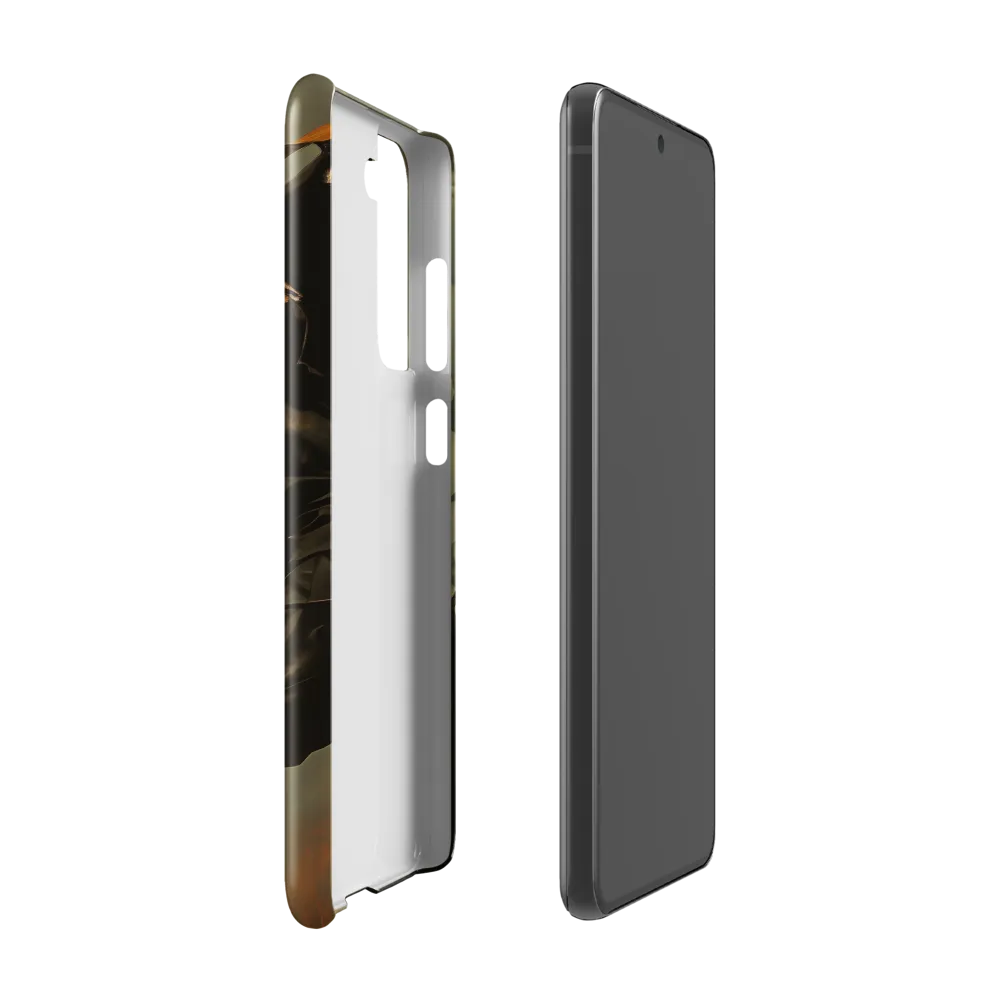 Ethereal Explorer: The Enigmatic Astronaut | Phone Case |  S21 FE | Snap Case | Glossy