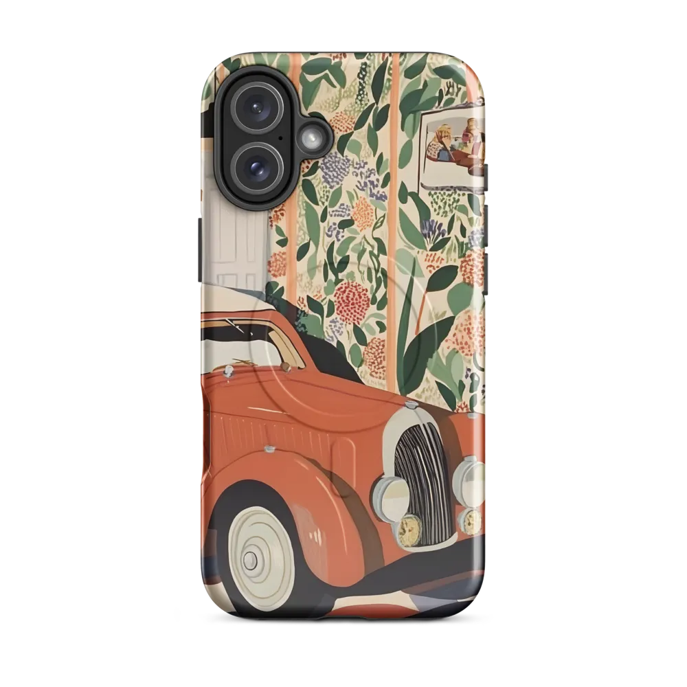 Vintage Charm: A Modern Encounter | Phone Case |  16 Plus | MagSafe® Tough Case | Glossy