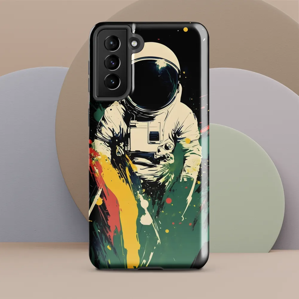 Cosmic Splash: The Astronaut's Journey