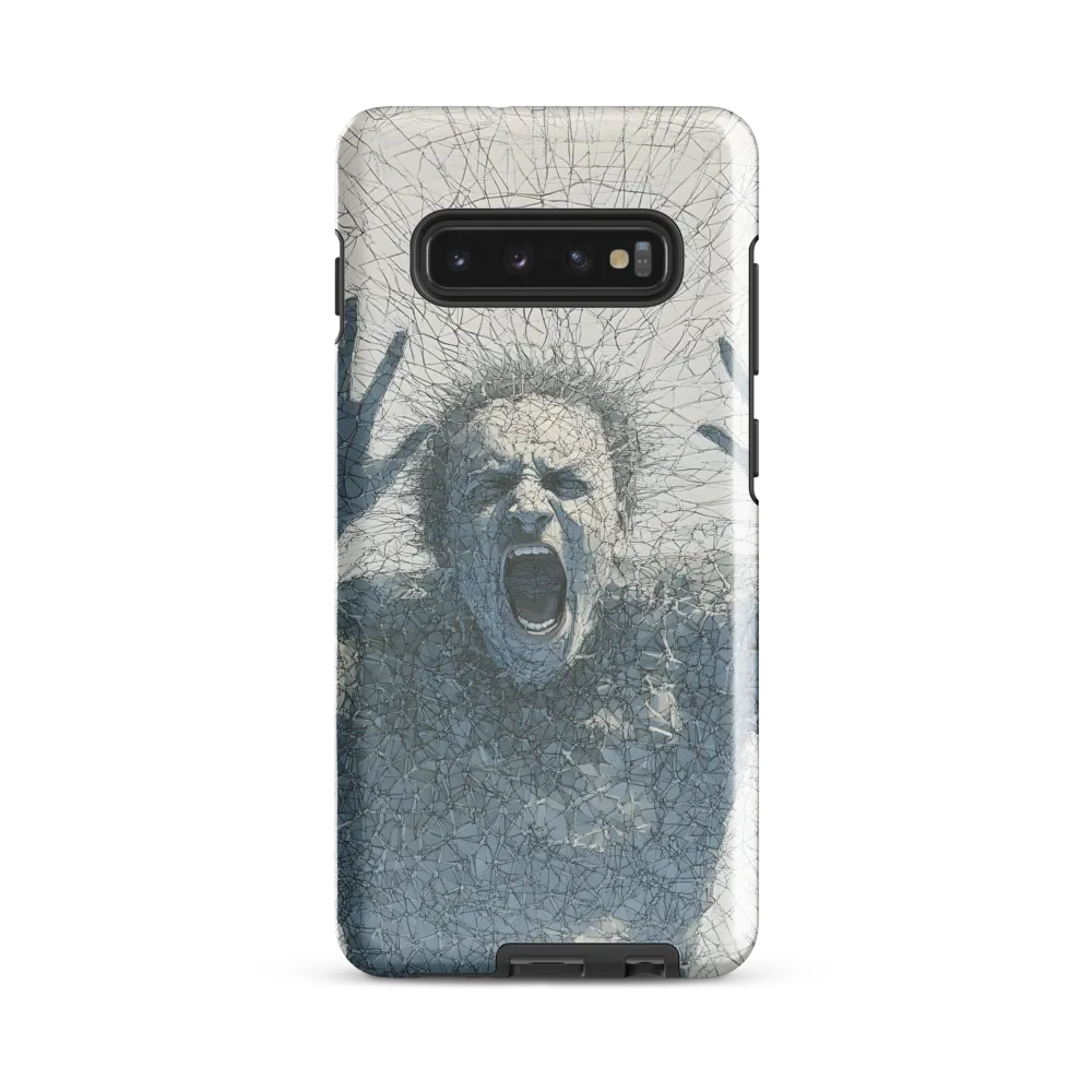 Breaking Free: An Expression of Anguish | Phone Case |  S10 Plus | Tough Case | Glossy