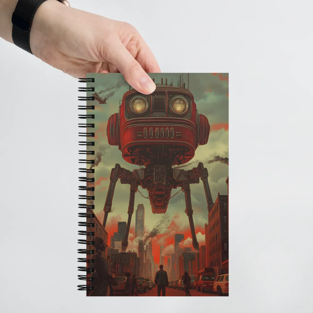 The Monolith of Mechanization | Spiral Notebook