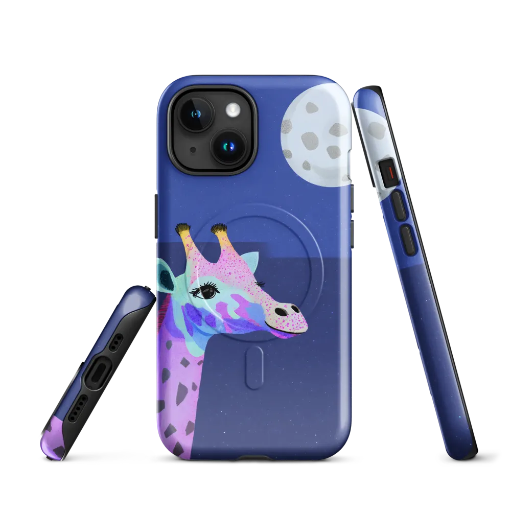 Whimsical Giraffe Under the Stars