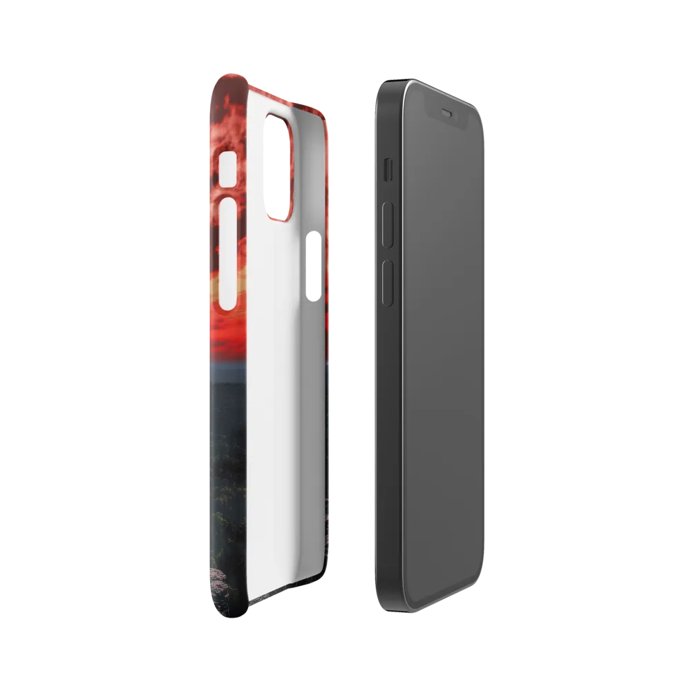 Reflections at Dusk | Phone Case |  12 Mini | Snap Case | Glossy