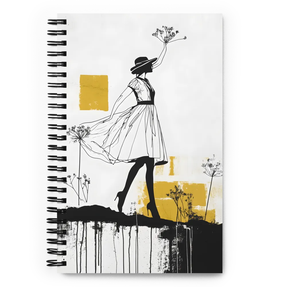 Whispers of Elegance | Spiral Notebook