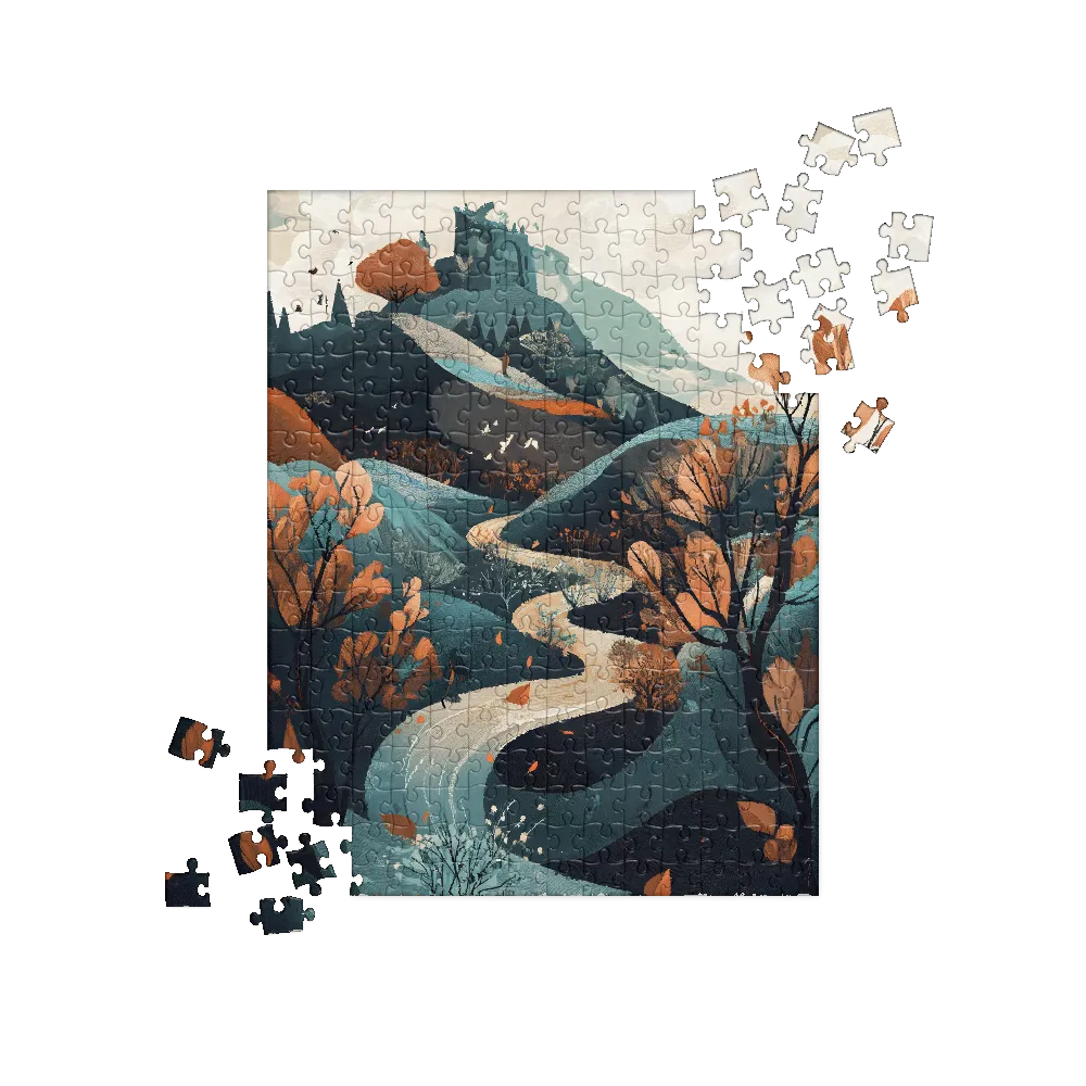 Whispers of Autumn: A Serene Landscape