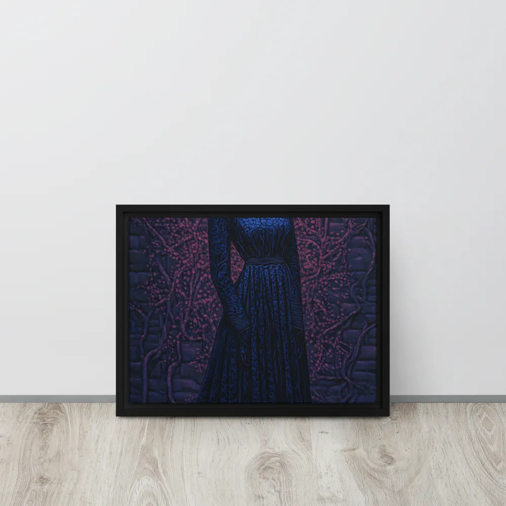 Veil of Enigma | Canvas with Black Frame | 12″×16″