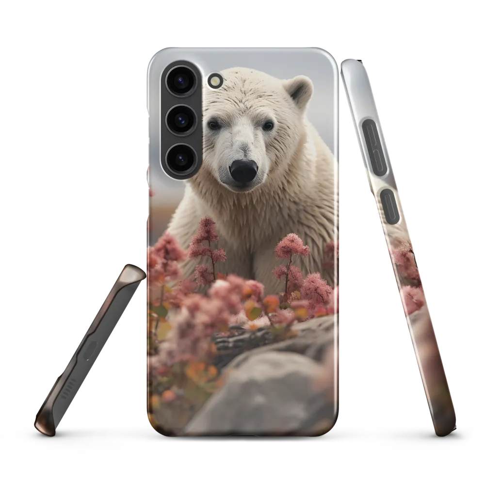 Curiosity Among Blooms: The Polar Bear