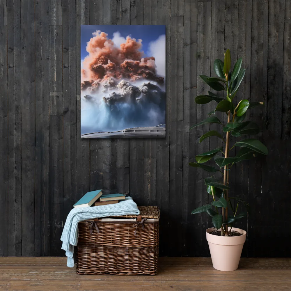 Eruption of Elements | Thin Canvas | 24″×32″