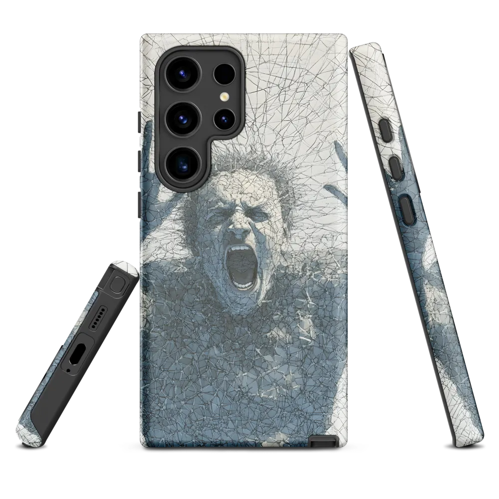 Breaking Free: An Expression of Anguish | Phone Case |  S24 Ultra | Tough Case | Matte